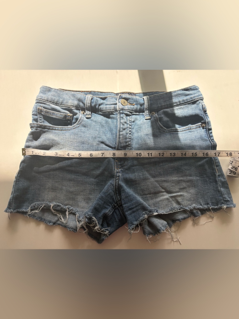 Lucky Brand Denim Cutoff Shorts–Frayed Hem - Picture 7 of 8